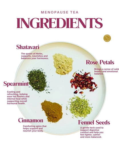 The Ayurvedic Menopause Tea Trio for your daily ritual